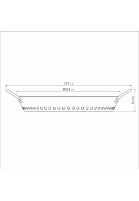 Блюдо для приготування на грилі Tramontina Barbecue, 30 см (6584530)