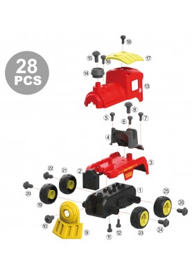 Поїзд з електродвигуном Diy Spatial Creativity LM8073-DZ-1 (6548127)