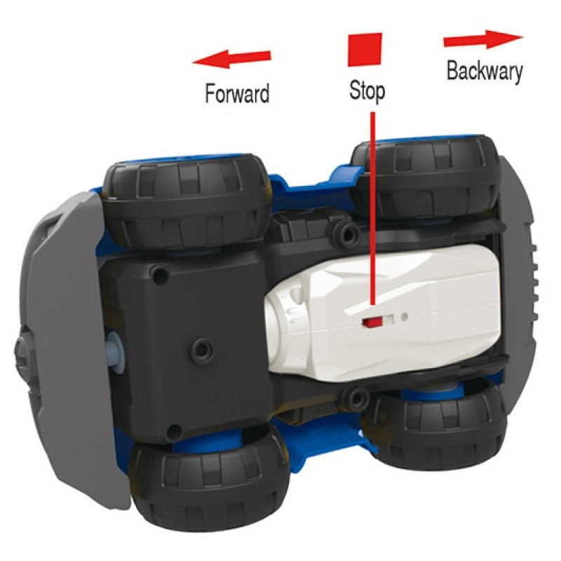 Поліцейська машина з електродвигуном Diy Spatial Creativity LM8021-DZ-1 (6548132)