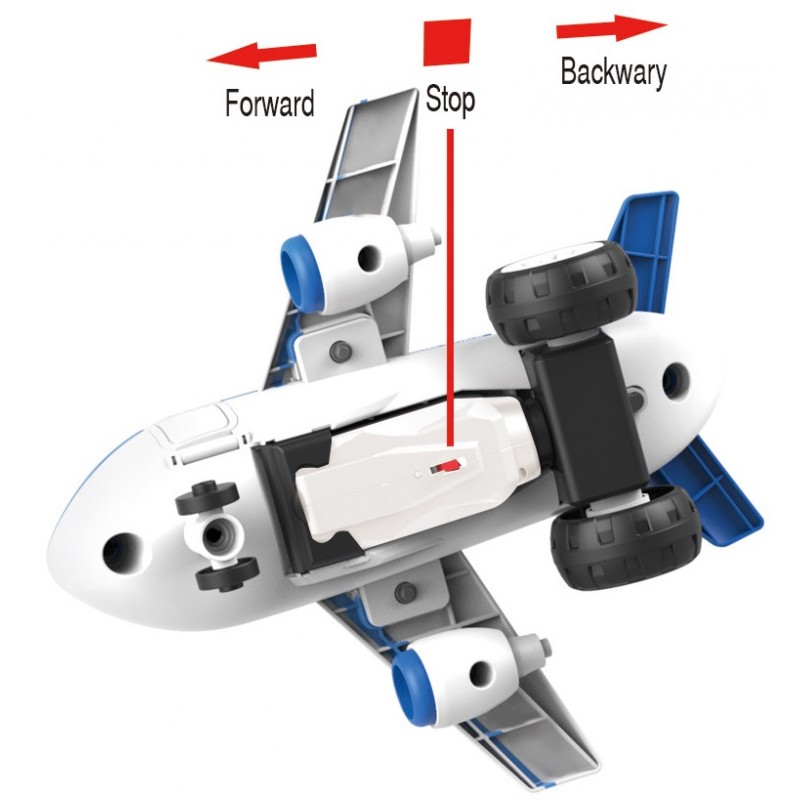 Літак з електродвигуном Diy Spatial Creativity LM8074-DZ-1 (6548128)