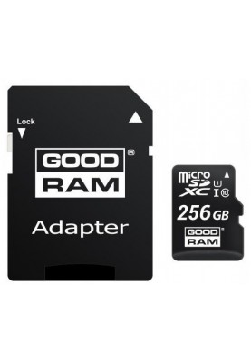 Карта пам'яті GoodRam microSDXC 256GB UHS-I (M1AA-2560R12) + SD адаптер (6570508)