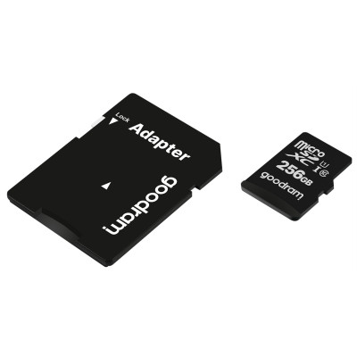Карта пам'яті GoodRam microSDXC 256GB UHS-I (M1AA-2560R12) + адаптер SD (6570508)