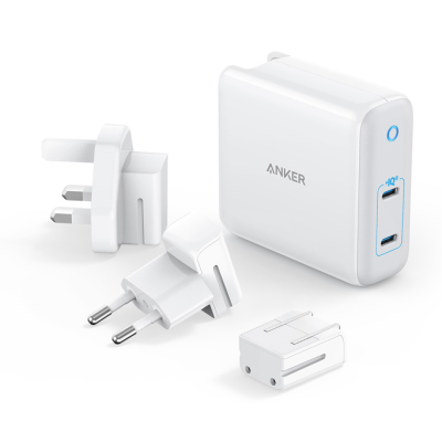 Мережевий зарядний пристрій Anker PowerPort Atom III Duo - 60W 2xUSB-С White (6595759)