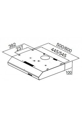 Витяжка Pyramida UX 50 BR (6626519)