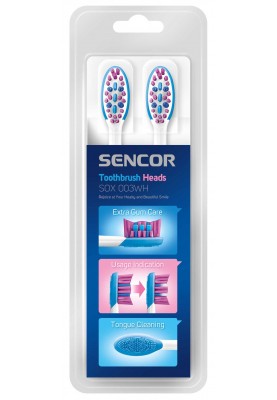 Насадка для зубної щітки Sencor SOX 003 White (6627270)