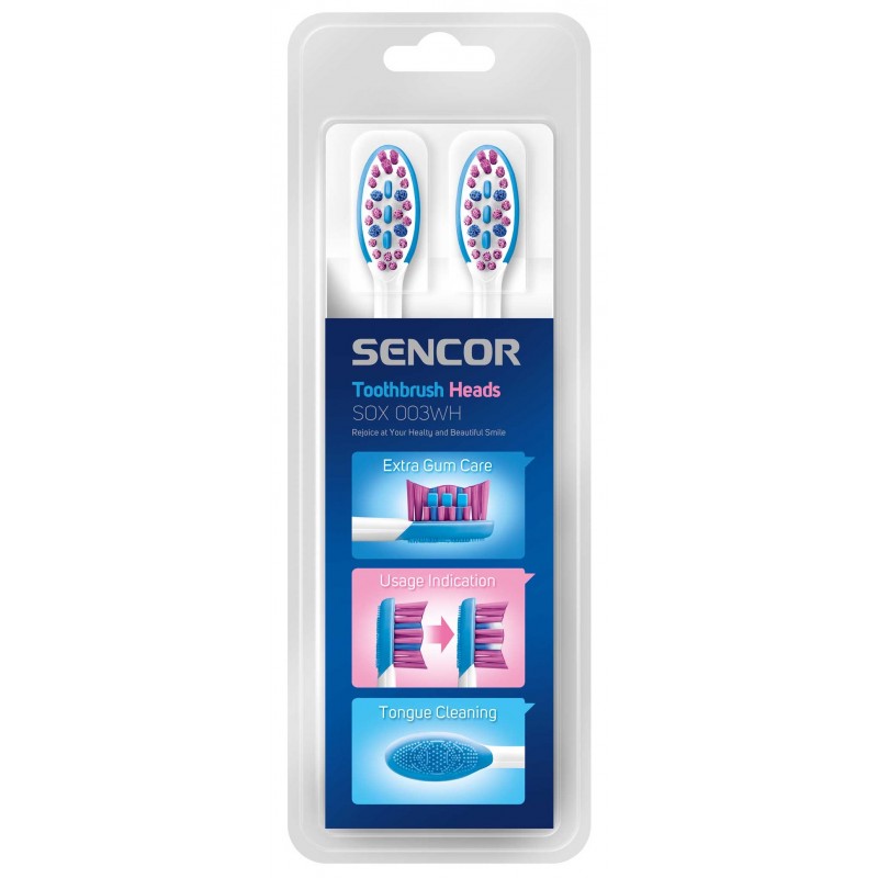 Насадка для зубної щітки Sencor SOX 003 White (6627270)