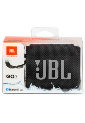 Портативна колонка JBL GO 3 Black (JBLGO3BLK) (6624037)