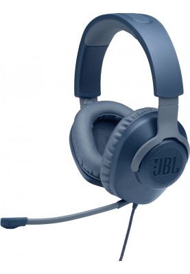 Гарнітура JBL QUANTUM 100 Blue (JBLQUANTUM100BLU) (6652485)