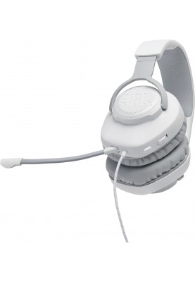 Гарнітура JBL QUANTUM 100 White (JBLQUANTUM100WHT) (6652486)