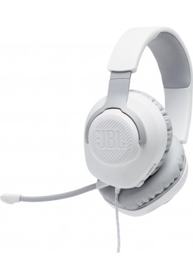 Гарнітура JBL QUANTUM 100 White (JBLQUANTUM100WHT) (6652486)