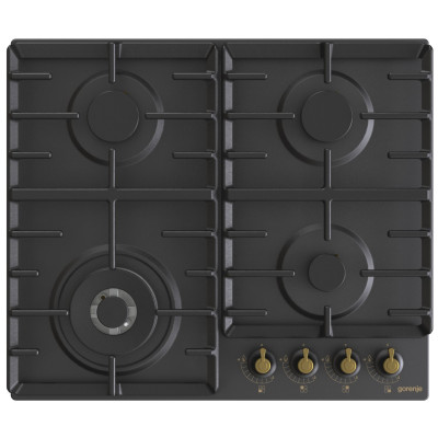Газова варильна поверхня Gorenje GW 642 CLB (BG6AB-G0B) (6658187)