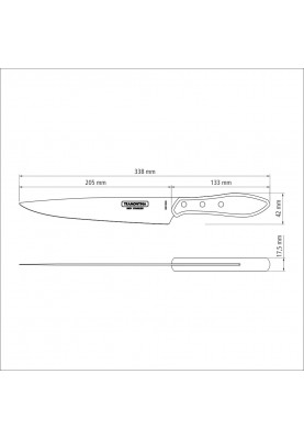 Ніж для м'яса Tramontina Barbecue Polywood, 203 мм (6629979)