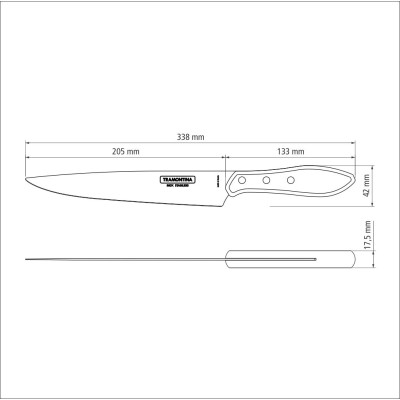Ніж для м'яса Tramontina Barbecue Polywood, 203 мм (6629979) Ніж для м'яса Tramontina Barbecue Polywood, 203 мм (6629979)