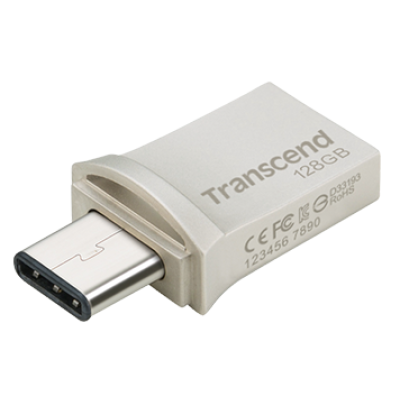 Flash Drives Transcend JetFlash 890 128GB (TS128GJF890S) Silver (6662408)