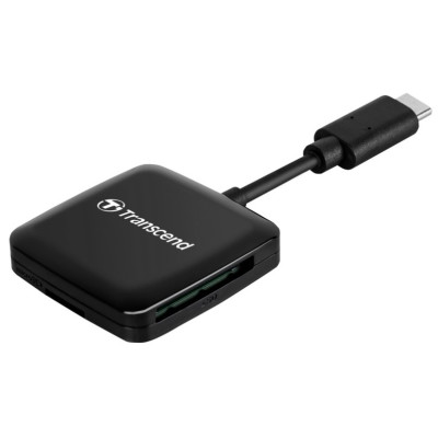 Кардрідер Transcend USB 3.2 Gen 1 Type-C SD/microSD Black (6627580)