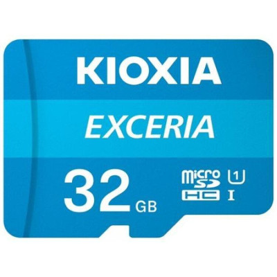 Карта пам'яті Kioxia Exceria microSDHC 32GB Class 10 UHS I (LMEX1L032GG2) + SD адаптер (6663088)