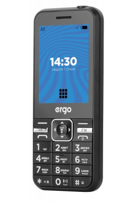 Мобільний телефон ERGO E281 Dual Sim Black (6653749)