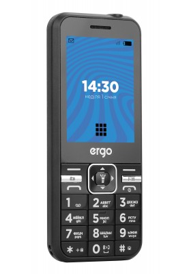 Мобільний телефон ERGO E281 Dual Sim Black (6653749)