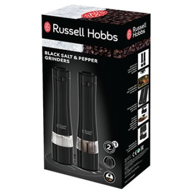 Набір електромлинів для солі та перцю Russell Hobbs 28010-56 Black (6677417) Набір електромлинів для солі та перцю Russell Hobbs 28010-56 Black (6677417)
