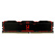 Оперативна пам'ять GoodRam DDR4 8GB 3200MHz IRDM X BLACK (IR-X3200D464L16SA/8G) (6687836)