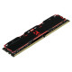 Оперативна пам'ять GoodRam DDR4 8GB 3200MHz IRDM X BLACK (IR-X3200D464L16SA/8G) (6687836)
