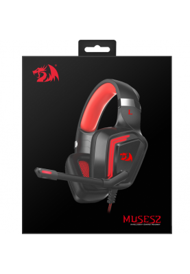 Гарнітура Redragon Muses 2 USB Black-Red (77909) (6687900)