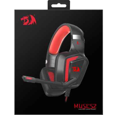 Гарнітура Redragon Muses 2 USB Black-Red (77909) (6687900)