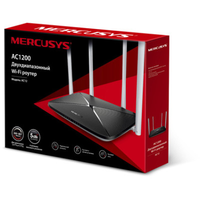 Бездротовий маршрутизатор Mercusys AC12 (6655495)
