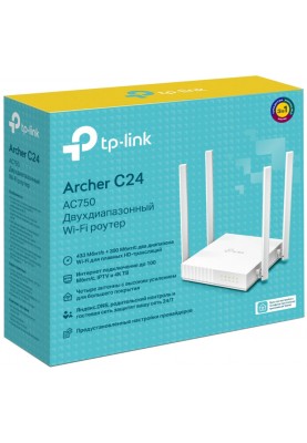 Бездротовий маршрутизатор TP-Link Archer C24 (6626558)