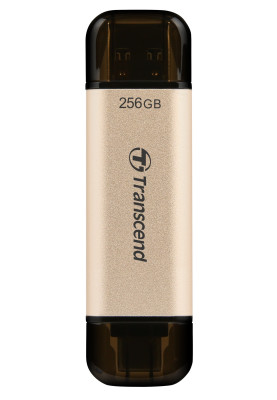 Flash Drive Transcend JetFlash 930C 256GB USB 3.2/Type-C Gold-Black (TS256GJF930C) (6716870)