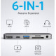 Перехідник Anker PowerExpand Direct 6-in-1 USB-C PD Media Hub (Gray) (6705830)