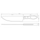 Ніж для м'яса Tramontina Barbecue Polywood, 203 мм (6710922)