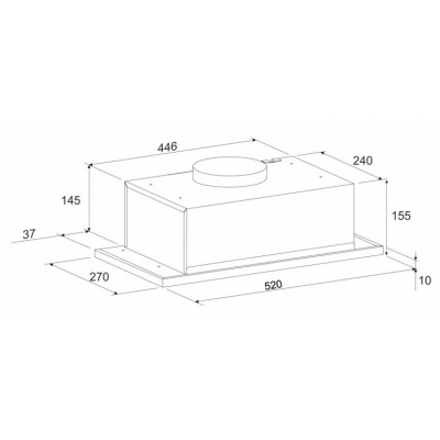 Витяжка Eleyus INTO 700 52 BL (6534169) Витяжка Eleyus INTO 700 52 BL (6534169)