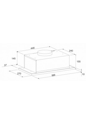 Витяжка Eleyus INTO 960 52 WH (6534175)