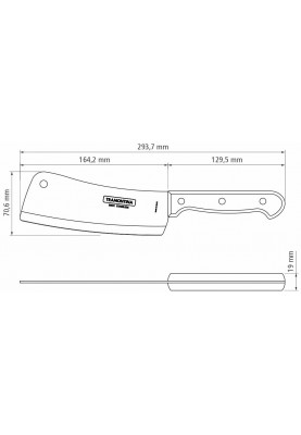 Ніж-сікач кухарський Tramontina Polywood, 150 мм (6710927)
