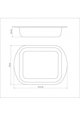 Форма Tramontina Vermont, 27.3x20x5.4 см (6710787)