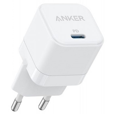 Мережевий зарядний пристрій Anker PowerPort III 20W Cube (White) (6710630)