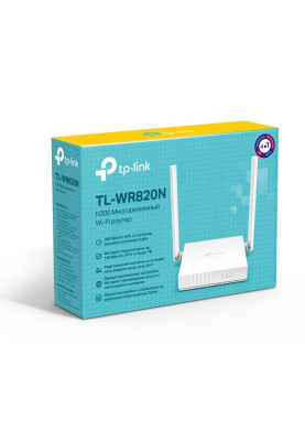 Бездротовий маршрутизатор TP-Link TL-WR820N Router (v2) 300M Wireless (2-Antenna) (6469503)