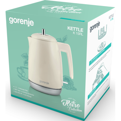 Електрочайник Gorenje K 15 RL (LD-K3042) (6489772)