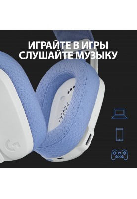 Гарнітура Logitech G435 LIGHTSPEED Wireless Gaming - White  (6736847)