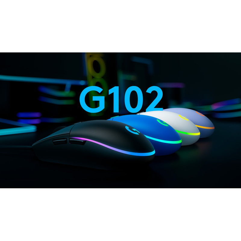 Миша Logitech G102 Lightsync - Lilac - EER (6624830)