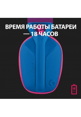 Гарнітура Logitech G435 Lightspeed Wireless Gaming - Blue (981-001062) (6736846)