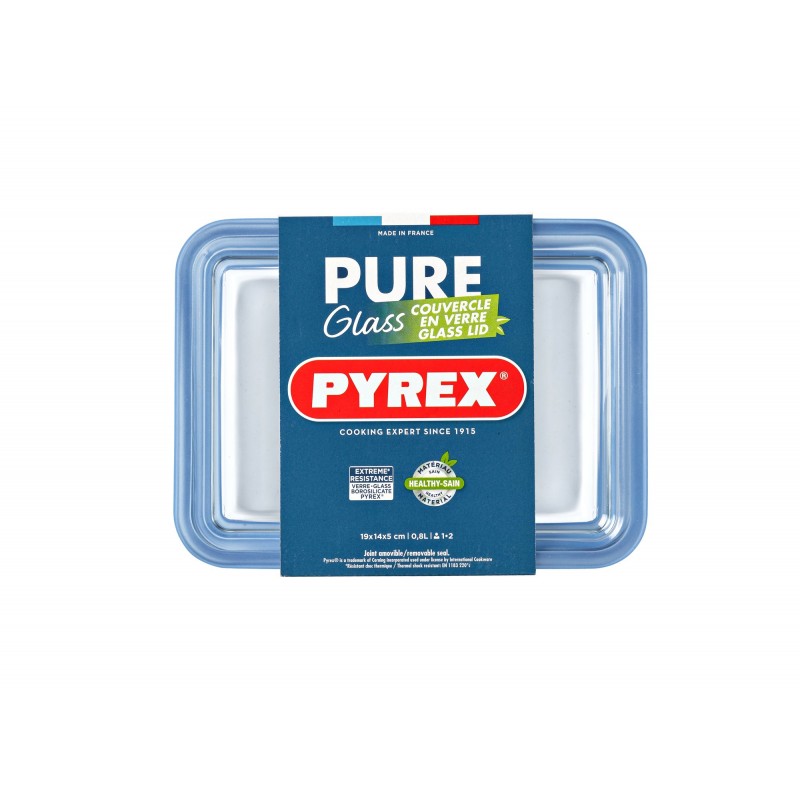 Форма з кришкою Pyrex Pure Glass, 19x14x5 см (6768446)