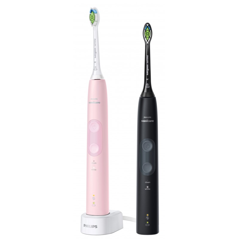 Набір електричних зубних щіток Philips HX6830/35 Sonicare ProtectiveClean 4500 Black+Pink (6606118)