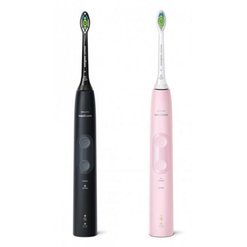 Набір електричних зубних щіток Philips HX6830/35 Sonicare ProtectiveClean 4500 Black+Pink (6606118)