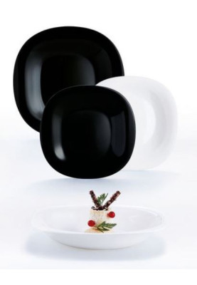 Сервіз столовий Luminarc Carine Black&White, 18 предметів (6773529)