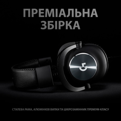 Гарнітура Logitech PRO X Gaming Headset, Black (981-000818) (6627326)