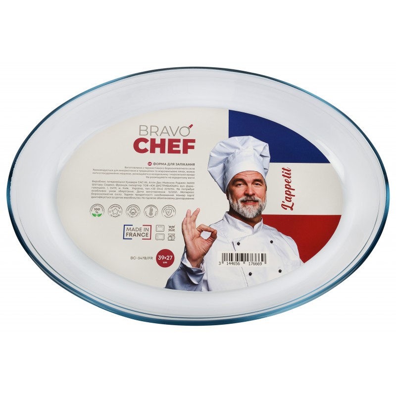 Форма BRAVO CHEF, 39x27x6 см (6773708)