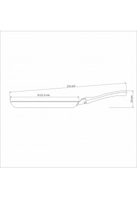 Сковорода Tramontina Vermont 22 см, для млинців (6710781)