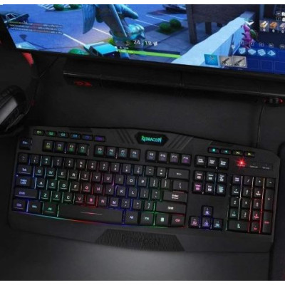 Клавіатура Redragon Harpe2 UKR RGB USB (77484) (6788570)